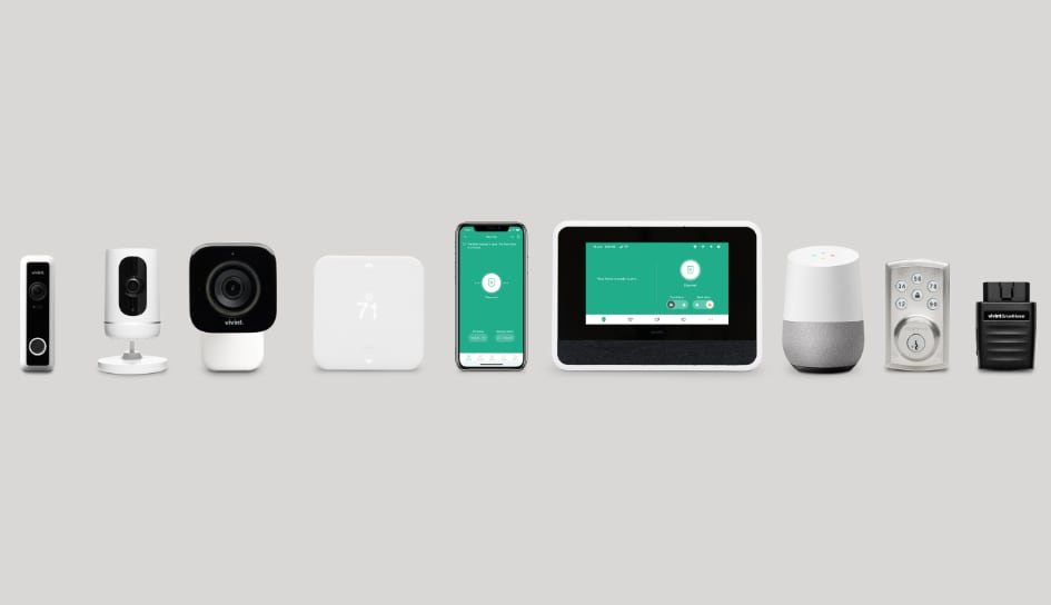 Vivint home security product line in Chico